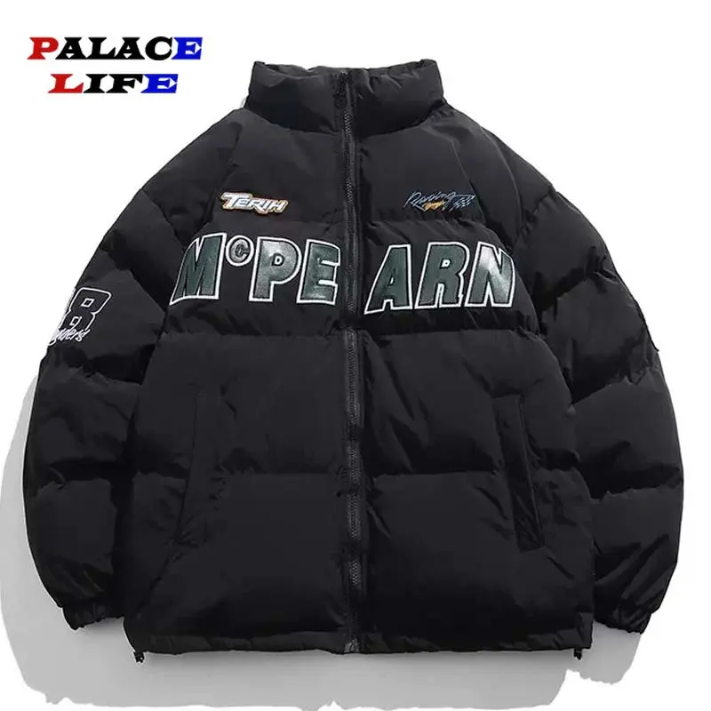 Japanese Men's Jacket Parkas Winter Letter Embroidery Harajuku Jacket Coats Streetwear Vintage Casual Fashion Warm Men Outwear
Japanese Men's Jacket Parkas Winter Letter Embroidery Harajuku Jacket Coats Streetwear Vintage Casual Fashion Warm Men Outwear