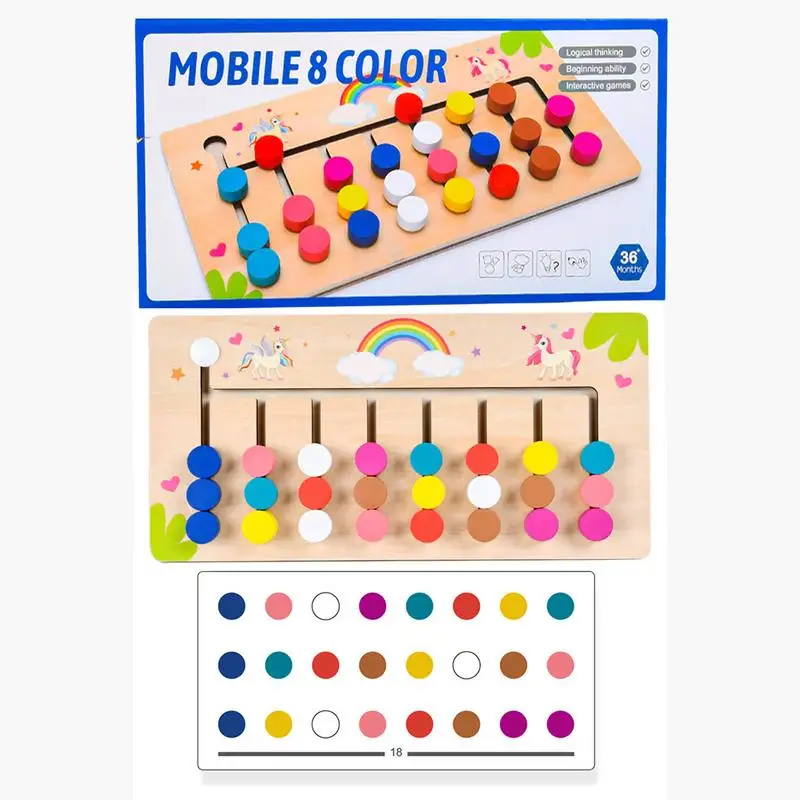 

Цветная сенсорная доска, подходящая цветная игрушка-головоломка, развивающая логическая игра, творческая развивающая логическая игра для мальчиков