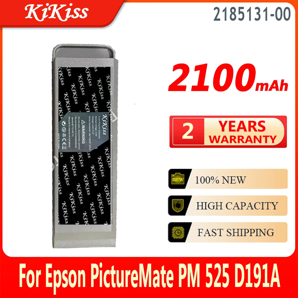 Аккумулятор 2100 мАч KiKiss 2185131-00 для Epson PictureMate PM 525 D191A 2180244-00 4UR18650Z-B00DA
Аккумулятор 2100 мАч KiKiss 2185131-00 для Epson PictureMate PM 525 D191A 2180244-00 4UR18650Z-B00DA