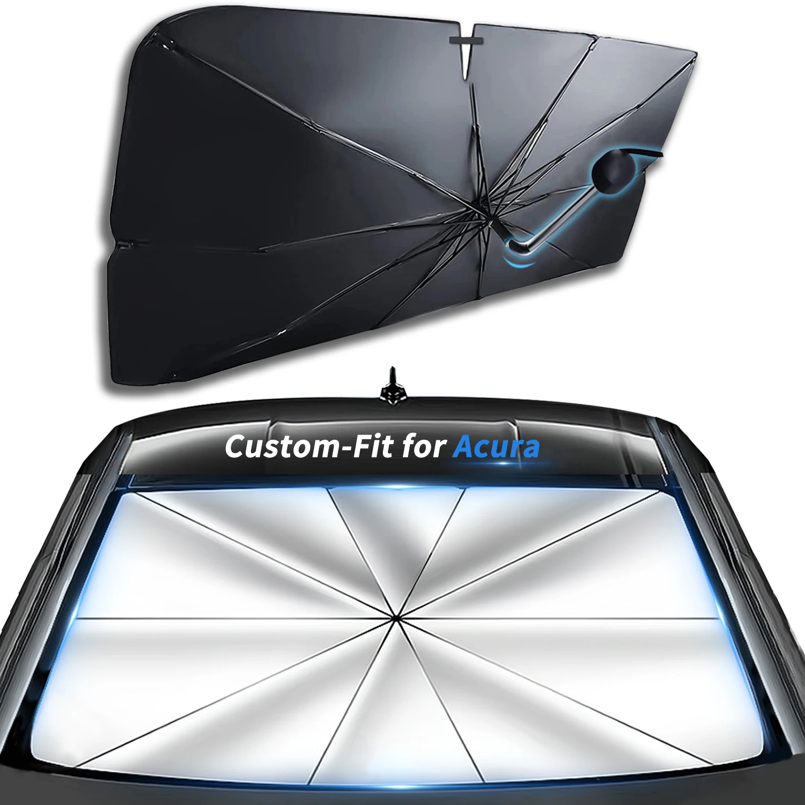 Car Foldable Windshield Sunshades Umbrellas Sun Visor Protection Fit For Acura with 360°Rotation Bendable Handle Accessories
Car Foldable Windshield Sunshades Umbrellas Sun Visor Protection Fit For Acura with 360°Rotation Bendable Handle Accessories