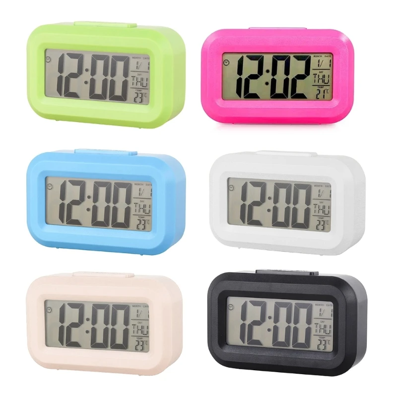 Настольные часы Snooze Mute, настольные часы, электронные светодиодные часы с температурным календарем, дисплей недели, цифровой
Настольные часы Snooze Mute, настольные часы, электронные светодиодные часы с температурным календарем, дисплей недели, цифровой