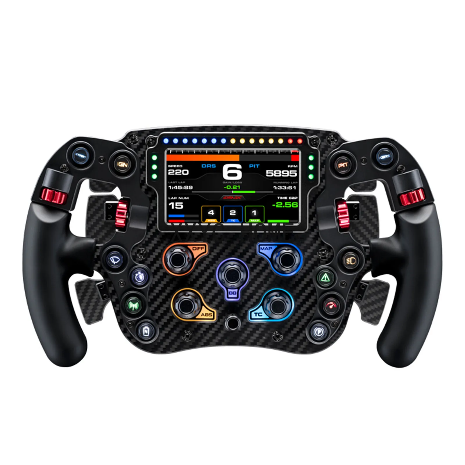 Рулевое колесо из углеродного волокна для Simagic F1, гоночный симулятор, Рулевое управление
Рулевое колесо из углеродного волокна для Simagic F1, гоночный симулятор, Рулевое управление