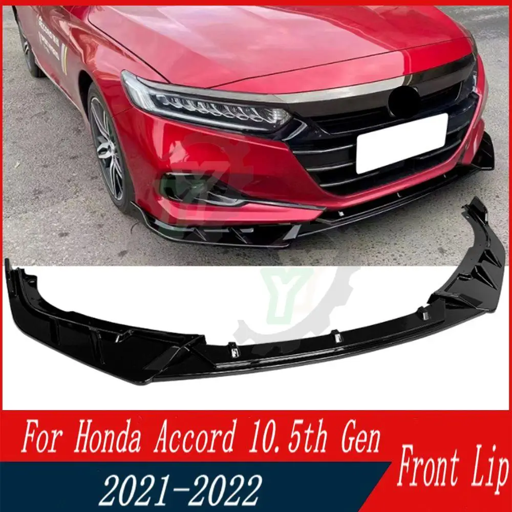 3PCS Car Front Bumper Lip Spoiler Splitter Diffuser Detachable Body Kit Cover Guard For Honda Accord 10.5th Gen 2021 2022
3PCS Car Front Bumper Lip Spoiler Splitter Diffuser Detachable Body Kit Cover Guard For Honda Accord 10.5th Gen 2021 2022