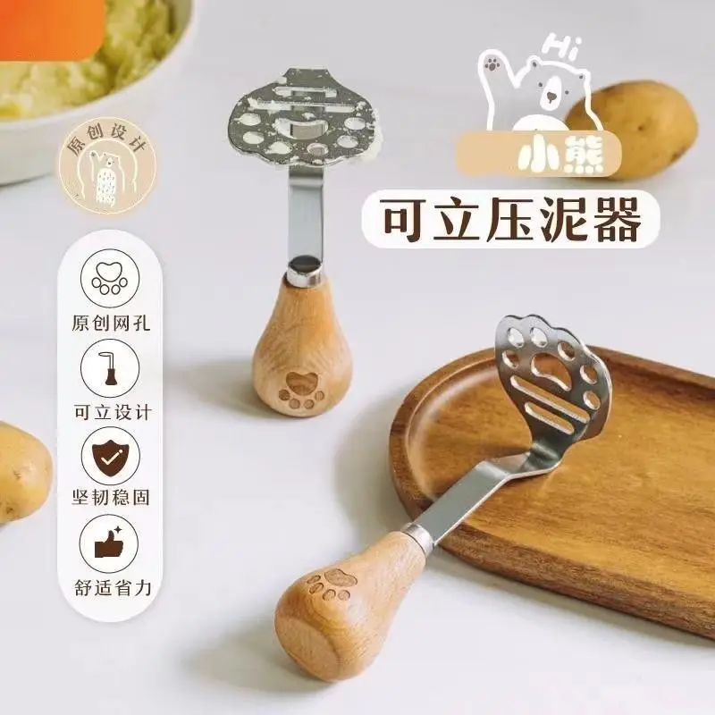 Stainless Steel Potato Bear Masher Multifunction Pumpkin Banana Puree Mud Press Supplementary Food Masher Masher Kitchen Gadgets
Stainless Steel Potato Bear Masher Multifunction Pumpkin Banana Puree Mud Press Supplementary Food Masher Masher Kitchen Gadgets