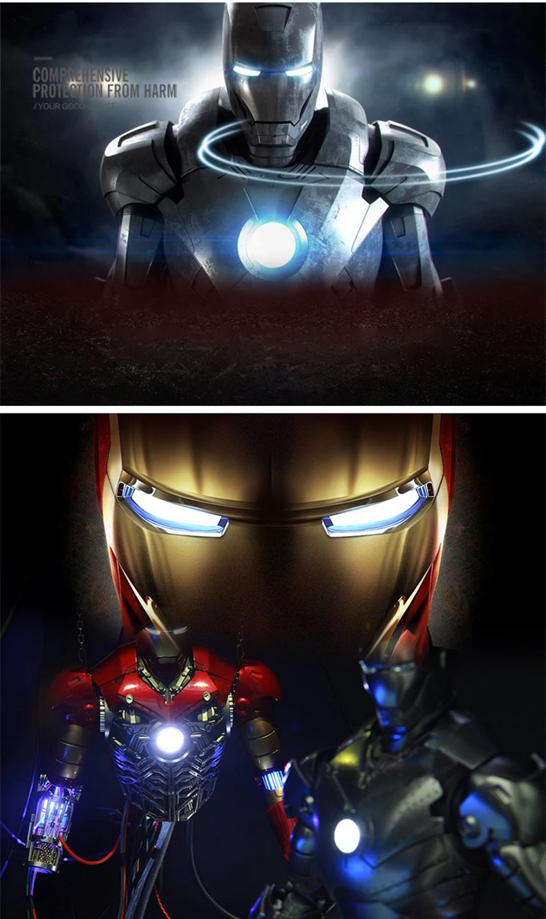 Altavoz Bluetooth USB de Iron Man, nuevo altavoz inalámbrico inteligente con tarjeta TF, Radio, tarjeta de bajos, Audio para teléfono móvil, portátil, en vivo, regalo creativo 57 Sd8382b2b740c43bca98f2f2f33c78b618