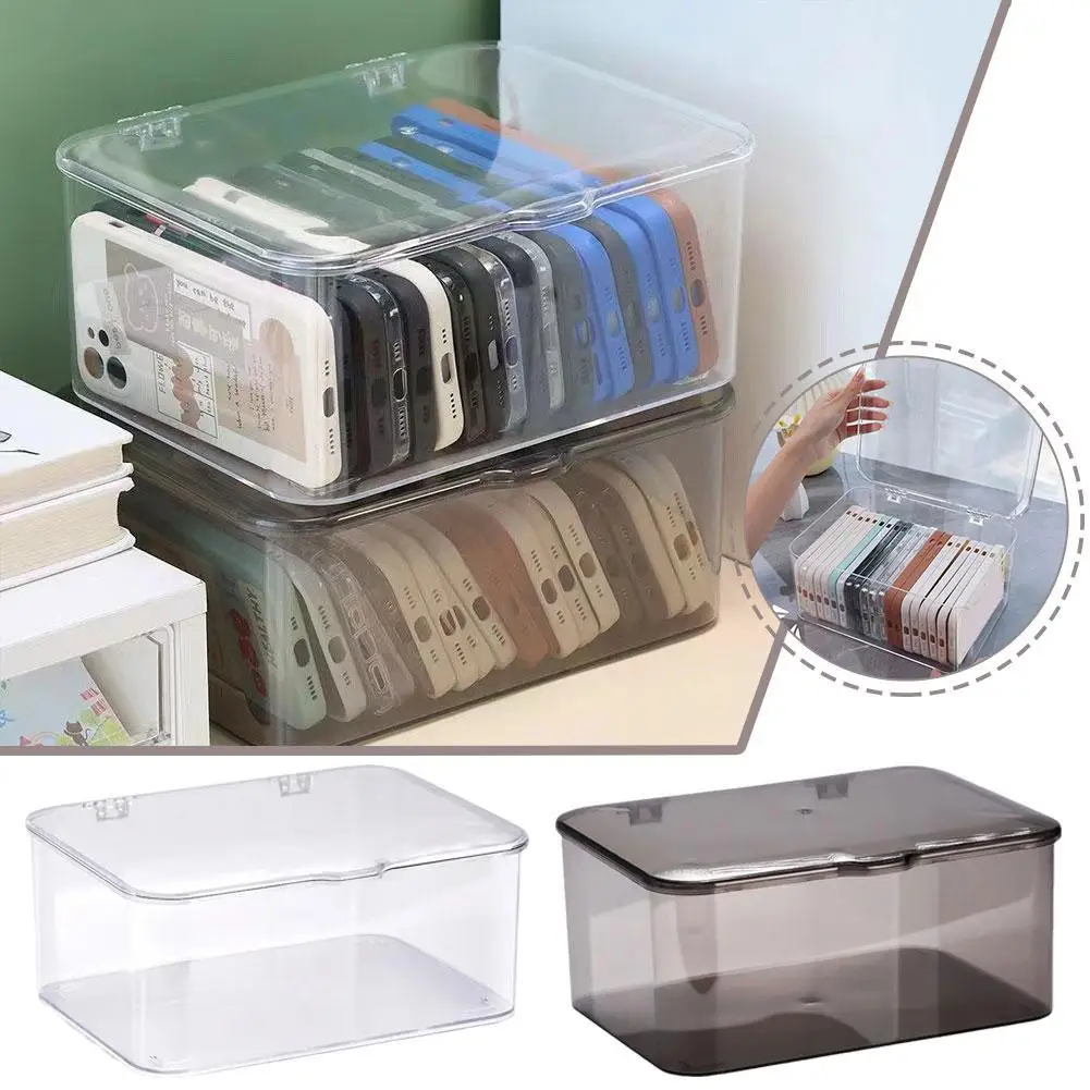 Multifunctional Transparent Sundries Storage Box Cosmetics Jewelry Mask Organizer Dustproof Cover Phone With Facial Mobile W5A8
Multifunctional Transparent Sundries Storage Box Cosmetics Jewelry Mask Organizer Dustproof Cover Phone With Facial Mobile W5A8