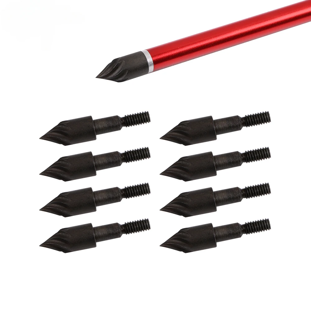 6/12/24pcs Carbon Steel Arrow Heads OD7.9mm Broadheads 100grain Arrow Tips for Compound Bow Crossbow
6/12/24pcs Carbon Steel Arrow Heads OD7.9mm Broadheads 100grain Arrow Tips for Compound Bow Crossbow