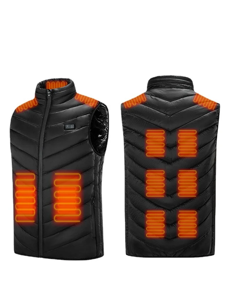 Men's and Women's Outdoor Vest Smart Heating USB Dual-control Three-speed Thermostat Charging Heating Cotton Winter Warm Jacket
Men's and Women's Outdoor Vest Smart Heating USB Dual-control Three-speed Thermostat Charging Heating Cotton Winter Warm Jacket