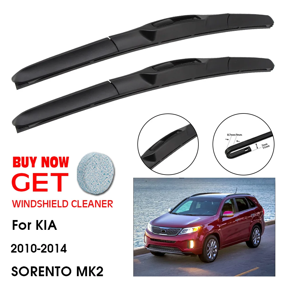 Car Wiper Blade For KIA SORENTO MK2 24"+20" 2010-2014 Front Window Washer Windscreen Windshield Wipers Blades Accessories
Car Wiper Blade For KIA SORENTO MK2 24"+20" 2010-2014 Front Window Washer Windscreen Windshield Wipers Blades Accessories