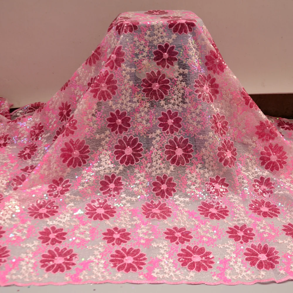 Beautiful Embroidered Sequins French Lace With Beads 2022 Newest Pink African Tulle Mesh Fabric Sewing Occasional Gown 5 Yards
Beautiful Embroidered Sequins French Lace With Beads 2022 Newest Pink African Tulle Mesh Fabric Sewing Occasional Gown 5 Yards