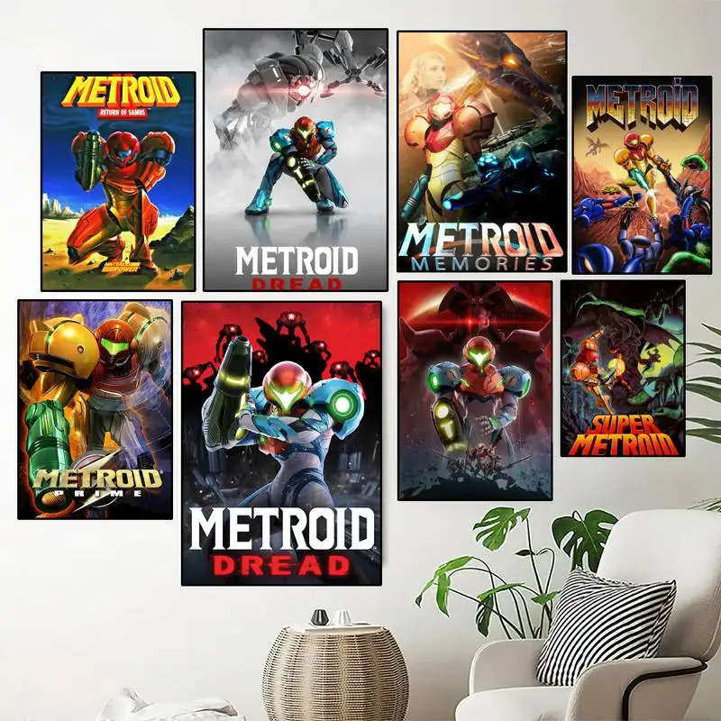 Игровой постер M-Metroid, печать, Настенная картина, спальня, гостиная, украшение для дома
Игровой постер M-Metroid, печать, Настенная картина, спальня, гостиная, украшение для дома