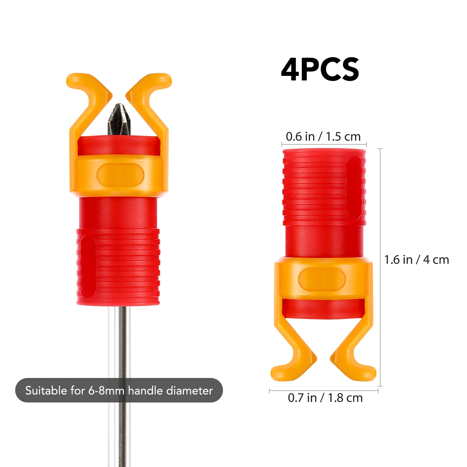 4 Pcs Screw Clip Manual Screwdriver Woodworking Holder Fixer Fixture Abs Plastic Premium Safety Tool
4 Pcs Screw Clip Manual Screwdriver Woodworking Holder Fixer Fixture Abs Plastic Premium Safety Tool