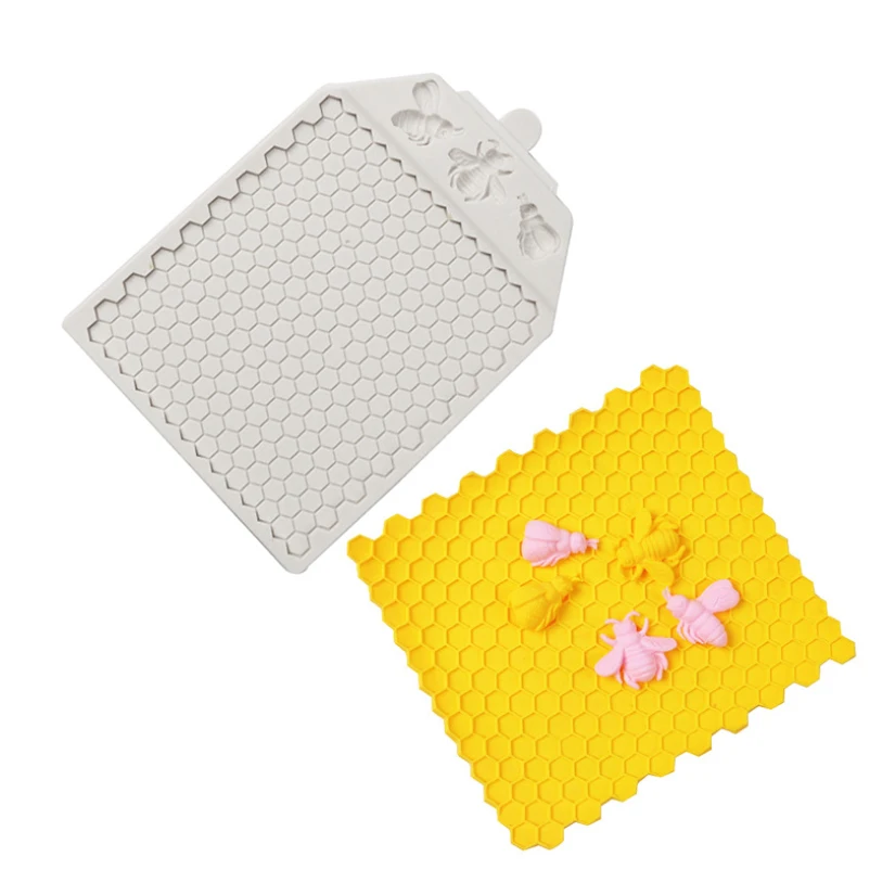 Factry Price Wholesale 10 pcs/lot Honeycomb Bee Silicone Sugarcraft Mold Chocolate Cupcake Baking Fondant Cake Decorating Tools
Factry Price Wholesale 10 pcs/lot Honeycomb Bee Silicone Sugarcraft Mold Chocolate Cupcake Baking Fondant Cake Decorating Tools