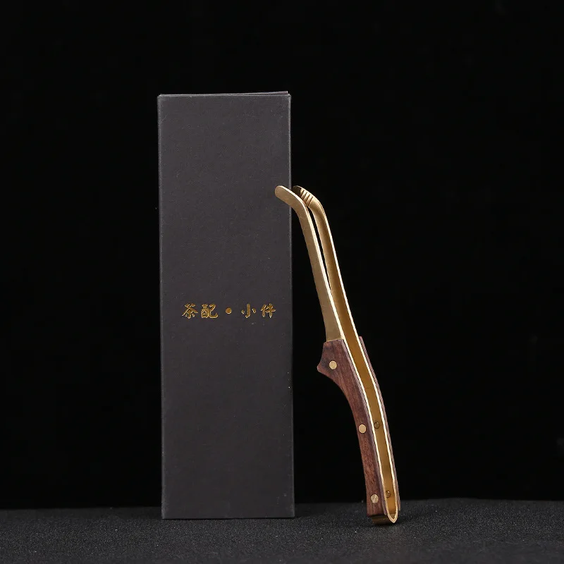 New Blackwood Tea Pincers Rosewood Solid Wood Copper Kung Fu Tea Ceremony Utensils Tweezers Wooden Tongs Tweezer Holder
New Blackwood Tea Pincers Rosewood Solid Wood Copper Kung Fu Tea Ceremony Utensils Tweezers Wooden Tongs Tweezer Holder