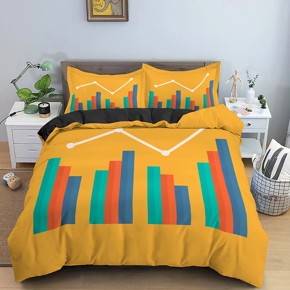 Data Table Pattern Bedding Set Statistic Chart Duvet Cover Queen King Size Quilt Cover with Pillowcase for Kids Teens Students
Data Table Pattern Bedding Set Statistic Chart Duvet Cover Queen King Size Quilt Cover with Pillowcase for Kids Teens Students