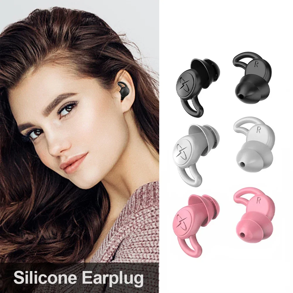 2023 Sleeping Soundproof Earplugs Soft Silicone Ear Muffs Noise Protection Swimming Travel Reusable Sound Blocking Ear Plugs
2023 Sleeping Soundproof Earplugs Soft Silicone Ear Muffs Noise Protection Swimming Travel Reusable Sound Blocking Ear Plugs