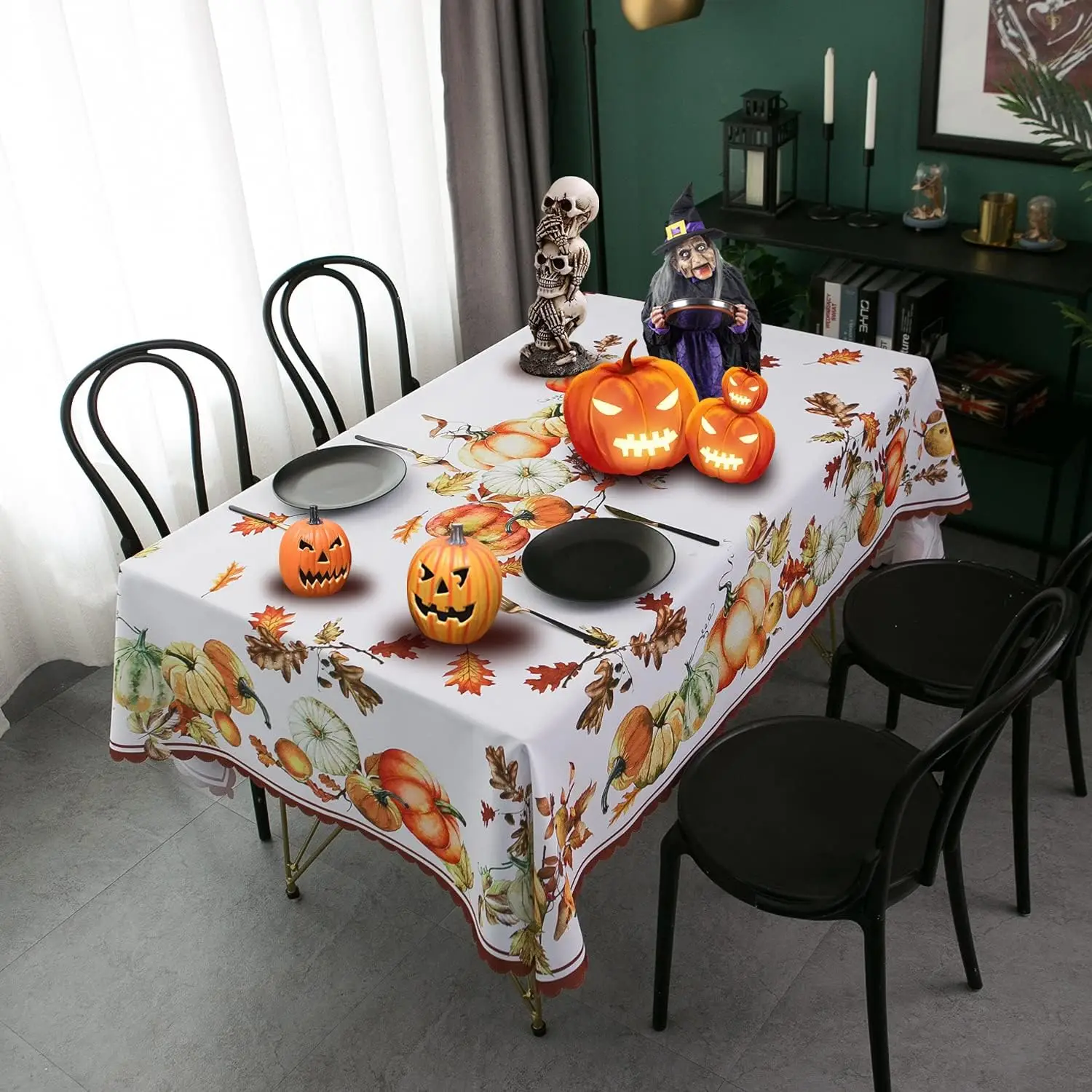 Thanksgiving Pumpkin Leaf Rectangle Tablecloth Kitchen Table Decoration Reusable Waterproof Tablecloth Holiday Party Decor
Thanksgiving Pumpkin Leaf Rectangle Tablecloth Kitchen Table Decoration Reusable Waterproof Tablecloth Holiday Party Decor