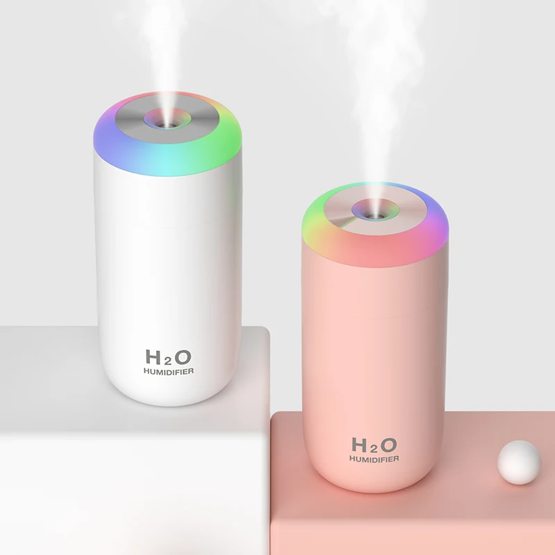 

350ml Air Humidifier Portable Mini USB Aroma Diffuser With Cool Mist For Bedroom Home Car Plant Purifier Humificador Night Light