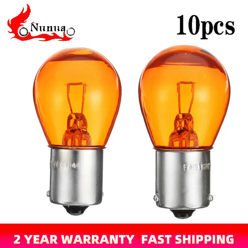 10pcs/Set 1156 BAU15S PY21W Car Indicator Light DC 12V LED Bulbs Brake Reverse Lamp Parking Light Amber Yellow Halogen Lamp
10pcs/Set 1156 BAU15S PY21W Car Indicator Light DC 12V LED Bulbs Brake Reverse Lamp Parking Light Amber Yellow Halogen Lamp