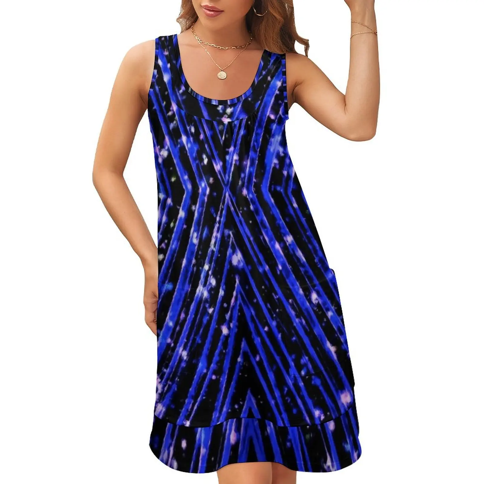Glamorous Blue Sleeveless U-Neck Fake Two Piece Dress wedding dresses for woman women's summer dress 2024 summer dresses
Glamorous Blue Sleeveless U-Neck Fake Two Piece Dress wedding dresses for woman women's summer dress 2024 summer dresses