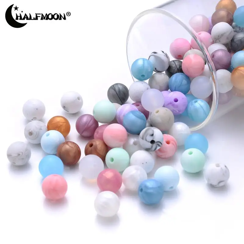 100/300/500Pcs 12mm Round Teether Silicone Beads for DIY Jewelry Making Chew Teething Necklace Bracelet Pacifier Chain
100/300/500Pcs 12mm Round Teether Silicone Beads for DIY Jewelry Making Chew Teething Necklace Bracelet Pacifier Chain