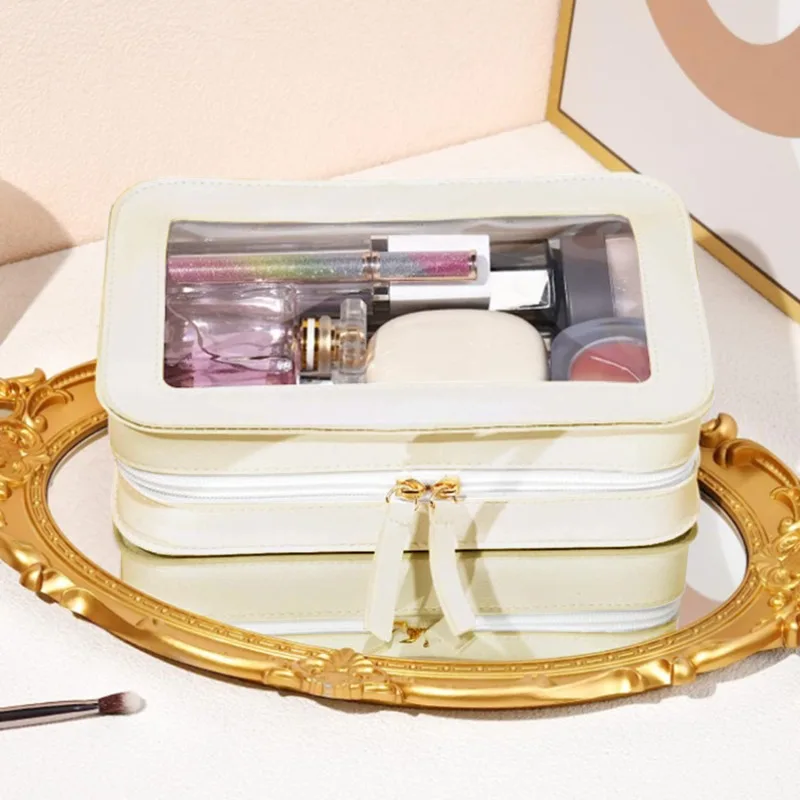 Waterproof Transparent Cosmetic Bag Women Make Up Case Travel Zipper Clear Makeup Beauty Wash Organizer Bath Toiletry Bags Kit
Waterproof Transparent Cosmetic Bag Women Make Up Case Travel Zipper Clear Makeup Beauty Wash Organizer Bath Toiletry Bags Kit