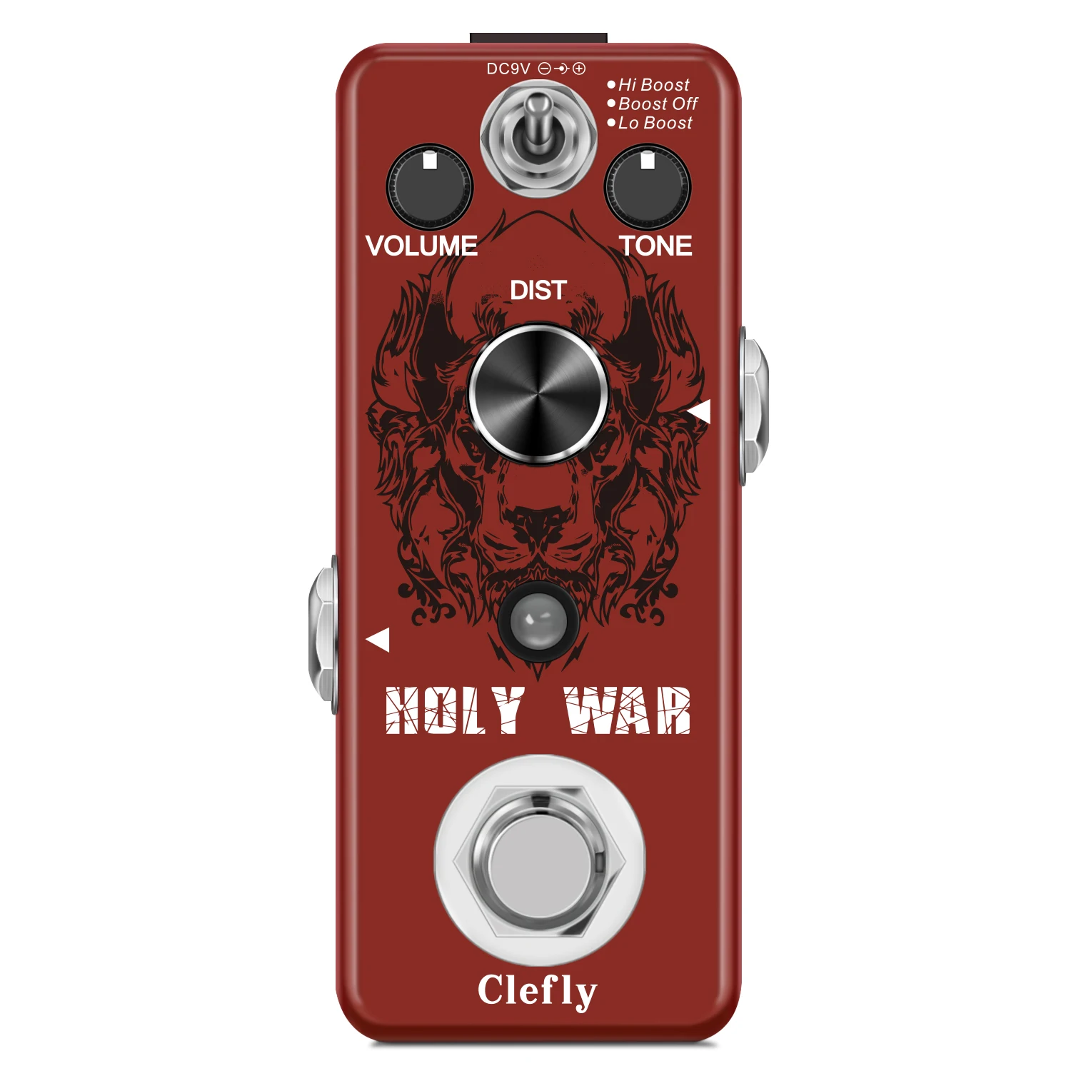 CLEFLY LEF-305 Holy War Pedal Analog Heavy Metal Distortion Effect Pedals Sound Like Micro Metel Muff Classic
CLEFLY LEF-305 Holy War Pedal Analog Heavy Metal Distortion Effect Pedals Sound Like Micro Metel Muff Classic