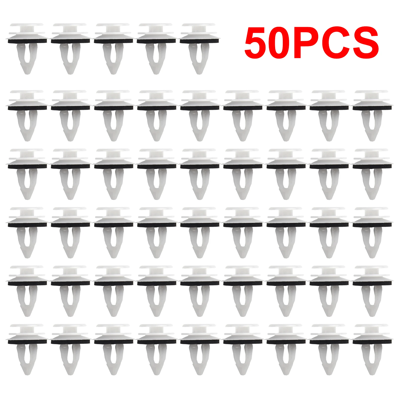 50PCS Plastic Car Door Trim Panel Retainer Clips Set For BMW 3 5 Series F23 E82 E46 F30 51418224768 Auto Fastener Interior Clips
50PCS Plastic Car Door Trim Panel Retainer Clips Set For BMW 3 5 Series F23 E82 E46 F30 51418224768 Auto Fastener Interior Clips
