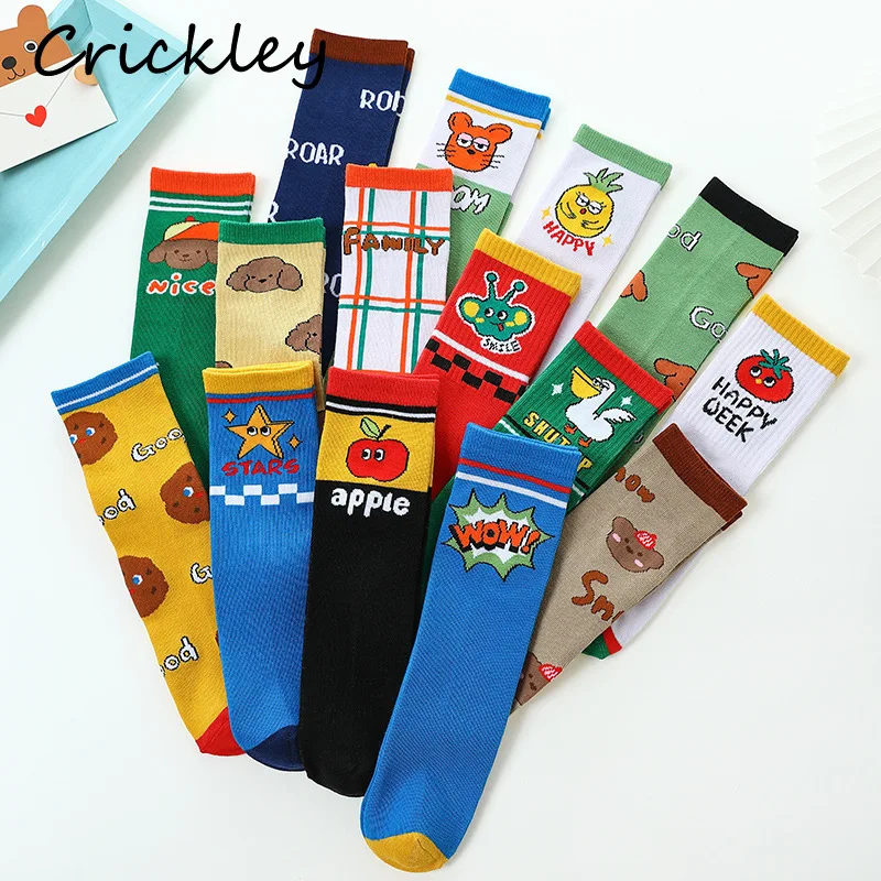 3 Pairs/Lot Fashion Boys Girls Socks Cartoon Fruits Animals Pattern Kids Socks Soft No Heel Toddler Children Socks
3 Pairs/Lot Fashion Boys Girls Socks Cartoon Fruits Animals Pattern Kids Socks Soft No Heel Toddler Children Socks