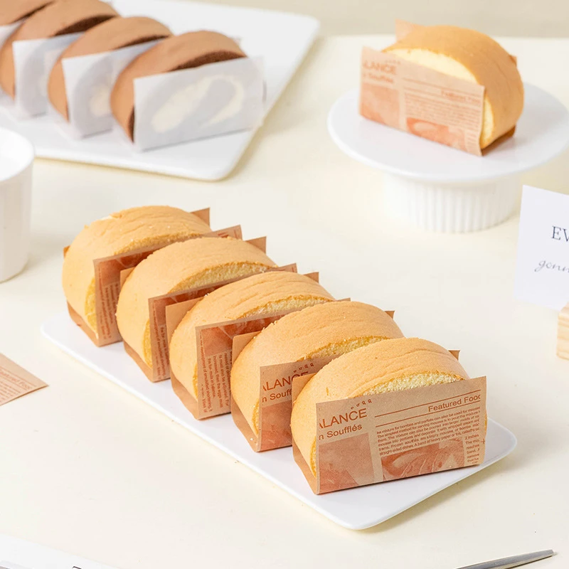 100 Pcs Cake Roll Separation Paper Hand-grabbed Paper Baking Oil Oil -proof Paper Cake Rolls Side Baking Paper Packaging Box
100 Pcs Cake Roll Separation Paper Hand-grabbed Paper Baking Oil Oil -proof Paper Cake Rolls Side Baking Paper Packaging Box