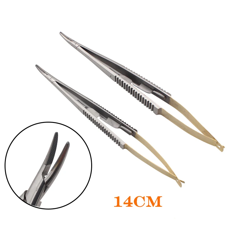 1 Pcs Surgical Dental Orthodontic Implant Castroviejo Needle Holders 14cm CE Tool / Straight / Curved for choose
1 Pcs Surgical Dental Orthodontic Implant Castroviejo Needle Holders 14cm CE Tool / Straight / Curved for choose