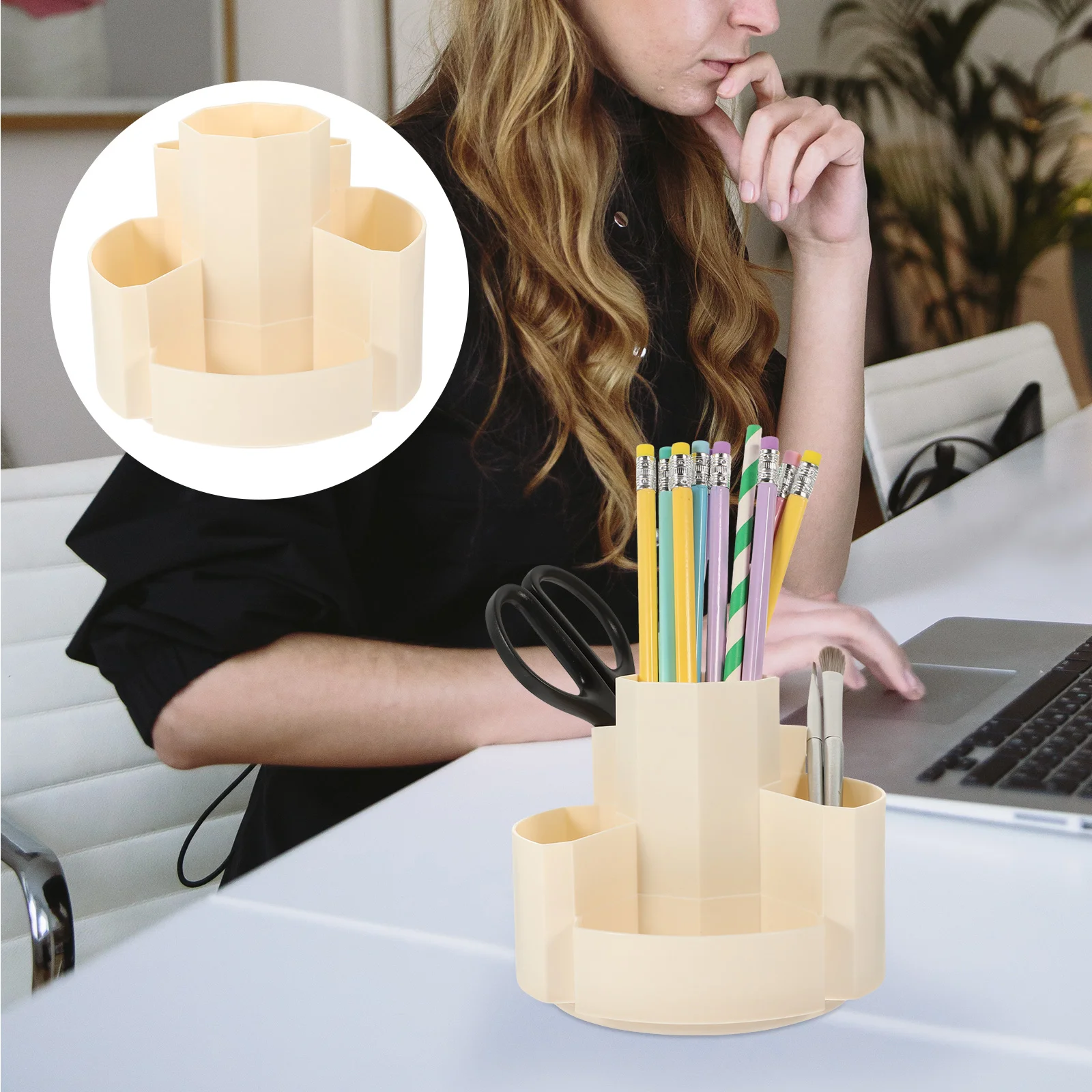 Милый Настольный держатель для ручек Kawaii вращающийся на 360 ° С 5 воротами большой емкости канцелярские принадлежности Многофункциональный ящик для хранения (5 ворот темно-зеленый)
Милый Настольный держатель для ручек Kawaii вращающийся на 360 ° С 5 воротами большой емкости канцелярские принадлежности Многофункциональный ящик для хранения (5 ворот темно-зеленый)