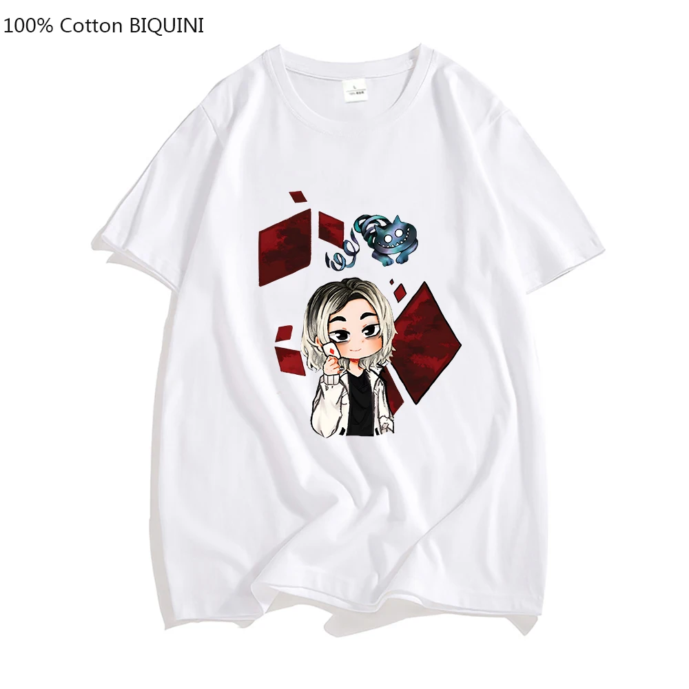 

Alice In Borderland Emblem Oversized Tshirt Men T Shirts Fashion Japanese Anime T-shirt Four Seasons 100% Cotton Short Sleeve