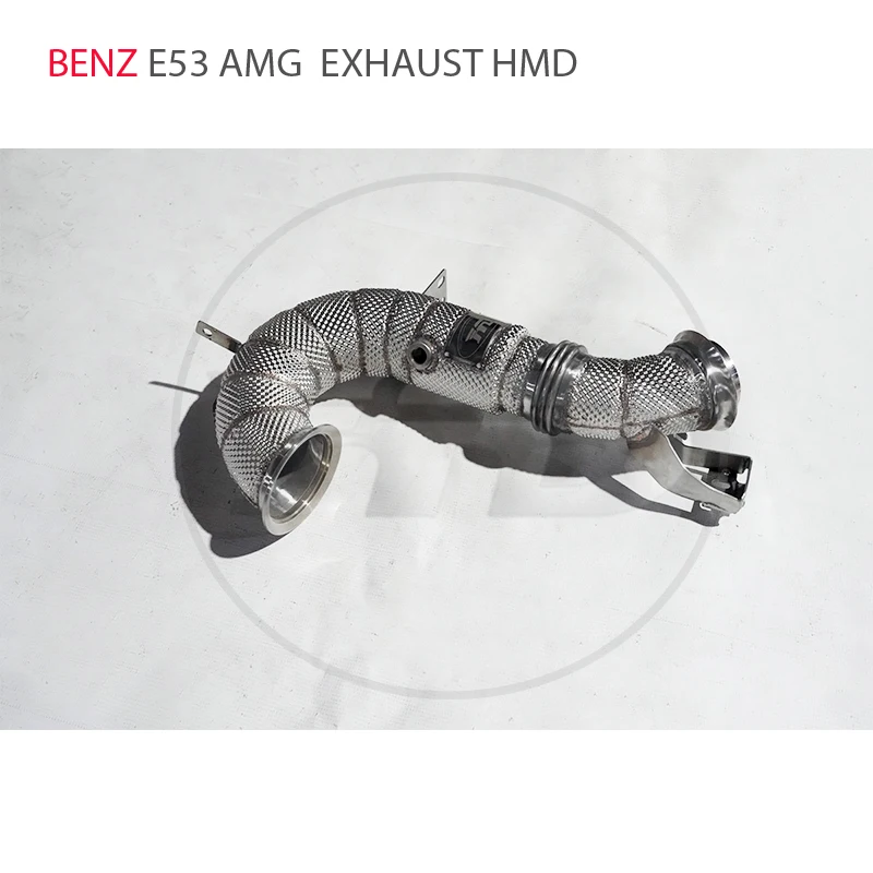 HMD Exhaust Manifold High Flow Downpipe for Mercedes E53 AMG Euro 6 Car Accessories With Catalytic Converter Header Catless Pipe
HMD Exhaust Manifold High Flow Downpipe for Mercedes E53 AMG Euro 6 Car Accessories With Catalytic Converter Header Catless Pipe