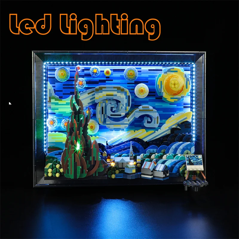 Lighting Set For 21333 Wall Painting Vincent van Gogh - The Starry Night Not Include Building Block (Only Led Light Kit)
Lighting Set For 21333 Wall Painting Vincent van Gogh - The Starry Night Not Include Building Block (Only Led Light Kit)