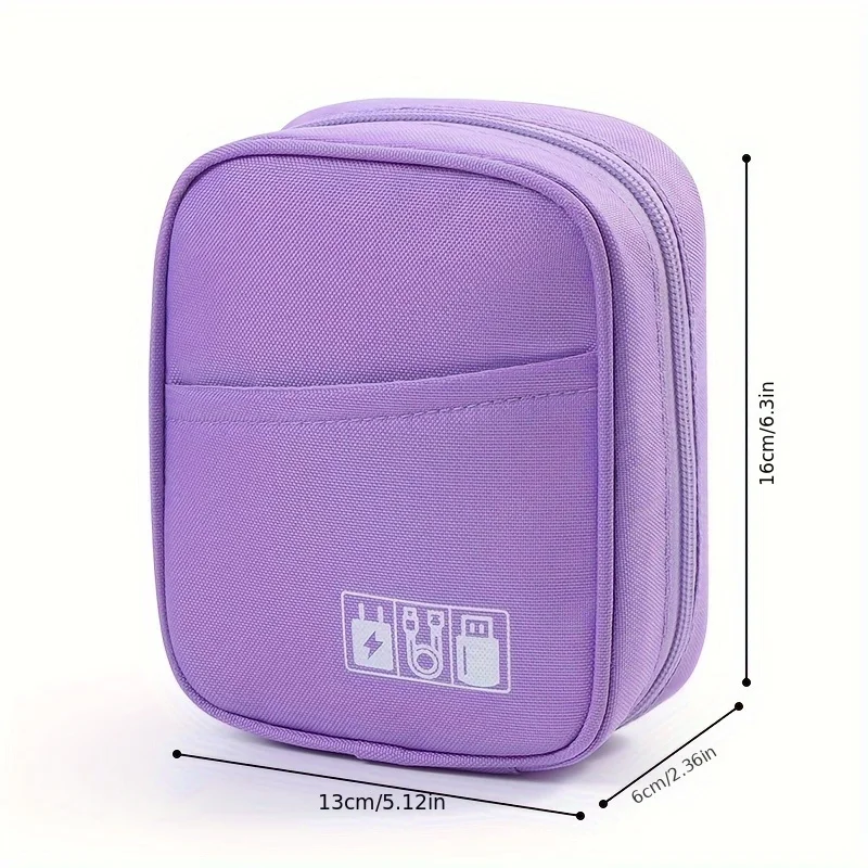 Storage Pouch for Small Electronics and Accessories,Electronic Organizer Case Compatible with MacBook Laptop Charger,Mouse Storage Pouch for Small Electronics and Accessories,Electronic Organizer Case Compatible with MacBook Laptop Charger,Mouse