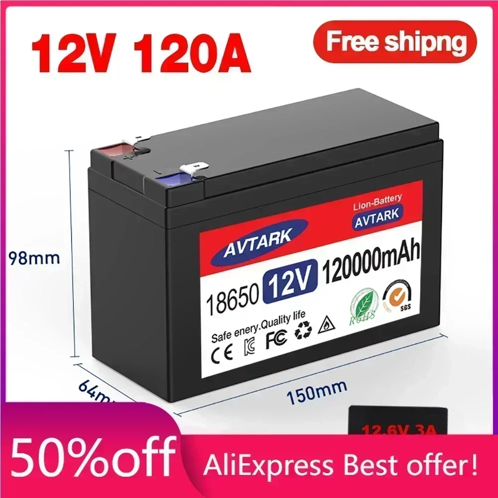 12v 18650 Li-ion rechargeable battery pack 120Ah 30A battery for solar energy built-in high current BMS electric vehiclebattery
12v 18650 Li-ion rechargeable battery pack 120Ah 30A battery for solar energy built-in high current BMS electric vehiclebattery