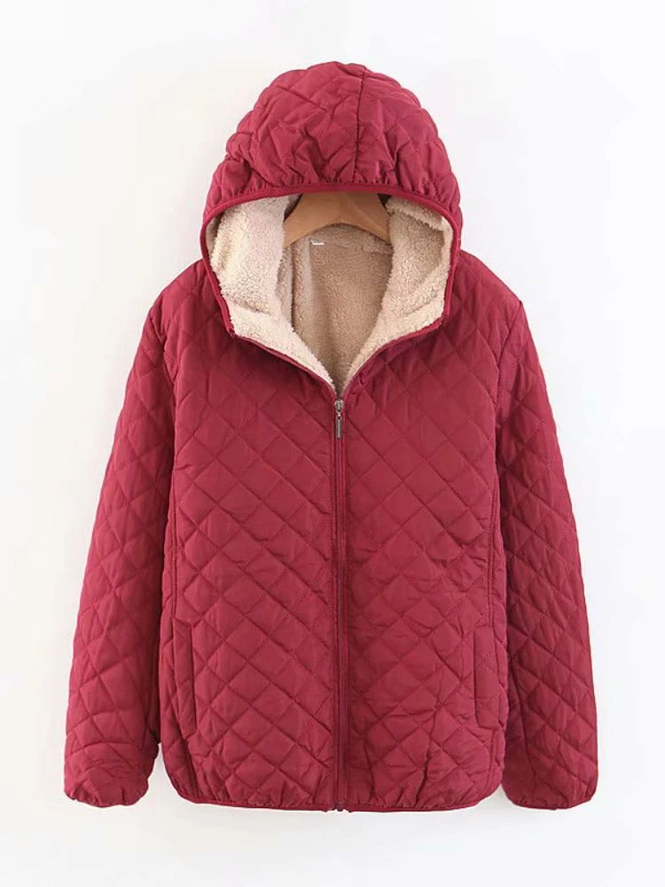 Winter Coat Women Hooded Jacket Casual Basic Warm Fleece Parka Coat Winter Solid Soft Oversize Cotton Outerwear Fashion Style
Winter Coat Women Hooded Jacket Casual Basic Warm Fleece Parka Coat Winter Solid Soft Oversize Cotton Outerwear Fashion Style