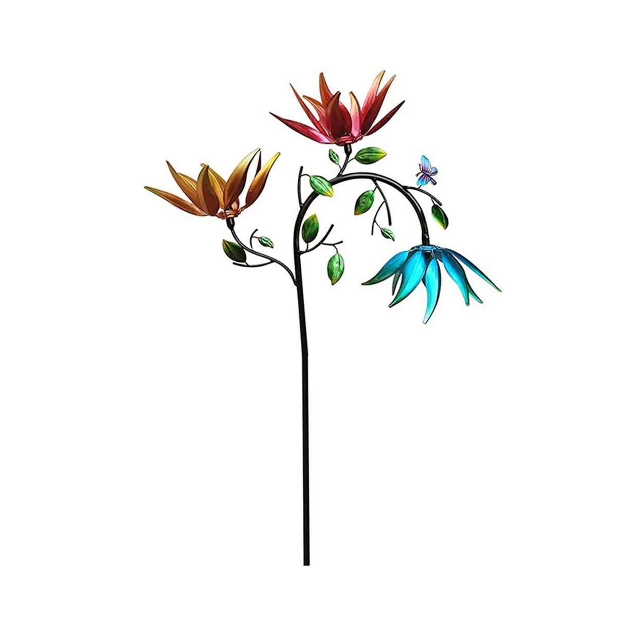 Wind Spinner, Wind Spinners for Yard and Garden Metal with 3 Spinning Flowers and Butterflies
Wind Spinner, Wind Spinners for Yard and Garden Metal with 3 Spinning Flowers and Butterflies