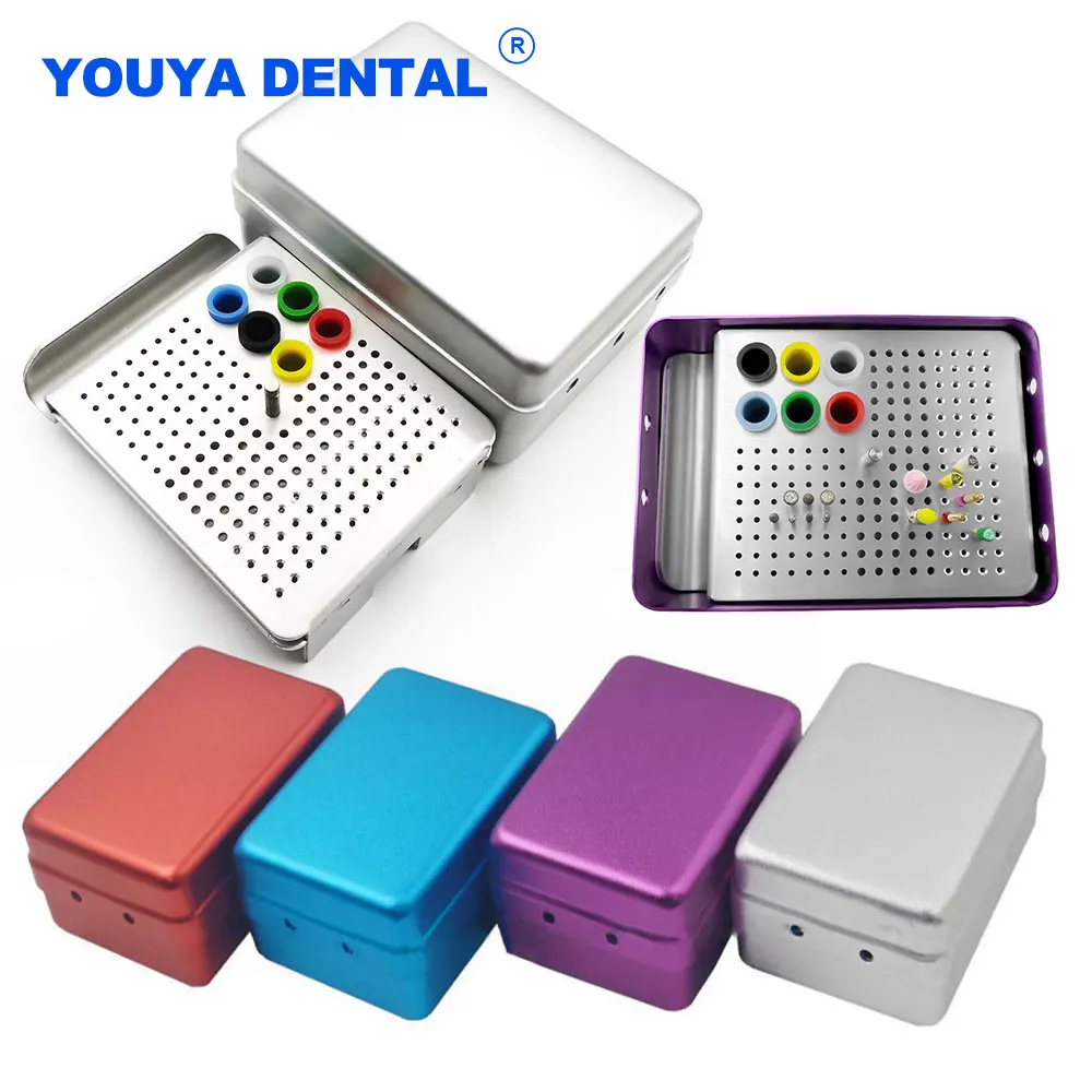 

180 Holes Disinfection Endo Box FG Burs Holder Autoclave Sterilizer Case Endo Files Holder With Holes For Dentist Oral Care