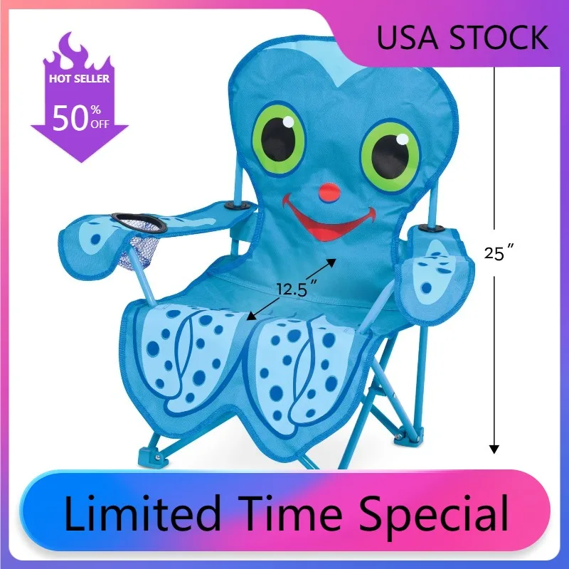 Melissa & Doug Sunny Patch Flex Octopus Folding Beach Chair for Kids Folding Chairs
Melissa & Doug Sunny Patch Flex Octopus Folding Beach Chair for Kids Folding Chairs