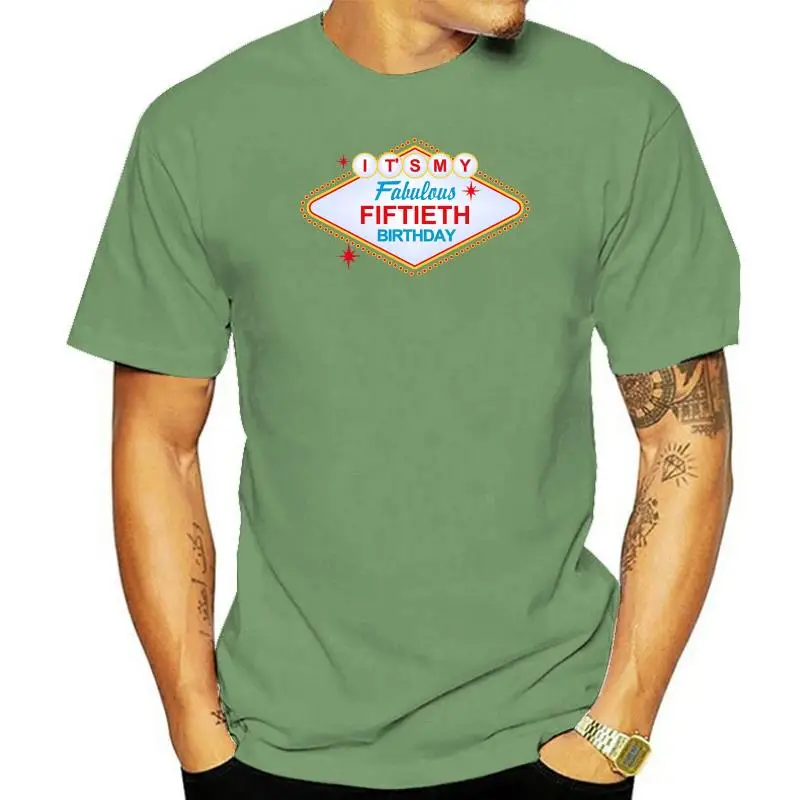 Las Vegas Sign Fabulous 50th Birthday T-shirt Men's T-shirts Summer Style Fashion Swag Men T Shirts.
Las Vegas Sign Fabulous 50th Birthday T-shirt Men's T-shirts Summer Style Fashion Swag Men T Shirts.