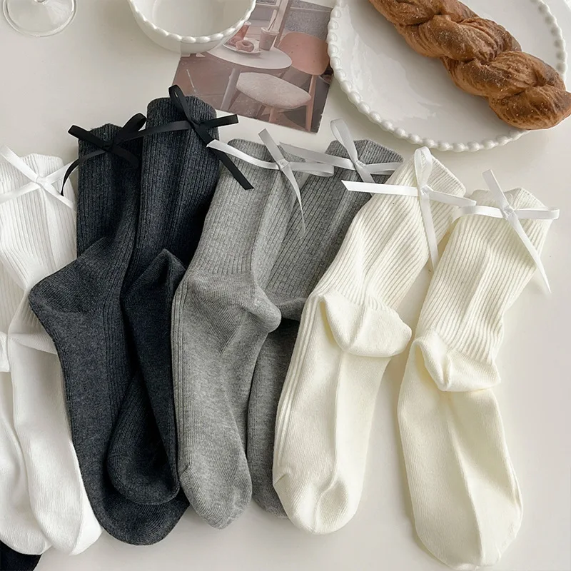 Women Stockings Spring Summer Milk White Cotton Women's Middle Tube Casual Socks Bow Ladies Girls Harajuku Breathable Socks
Women Stockings Spring Summer Milk White Cotton Women's Middle Tube Casual Socks Bow Ladies Girls Harajuku Breathable Socks