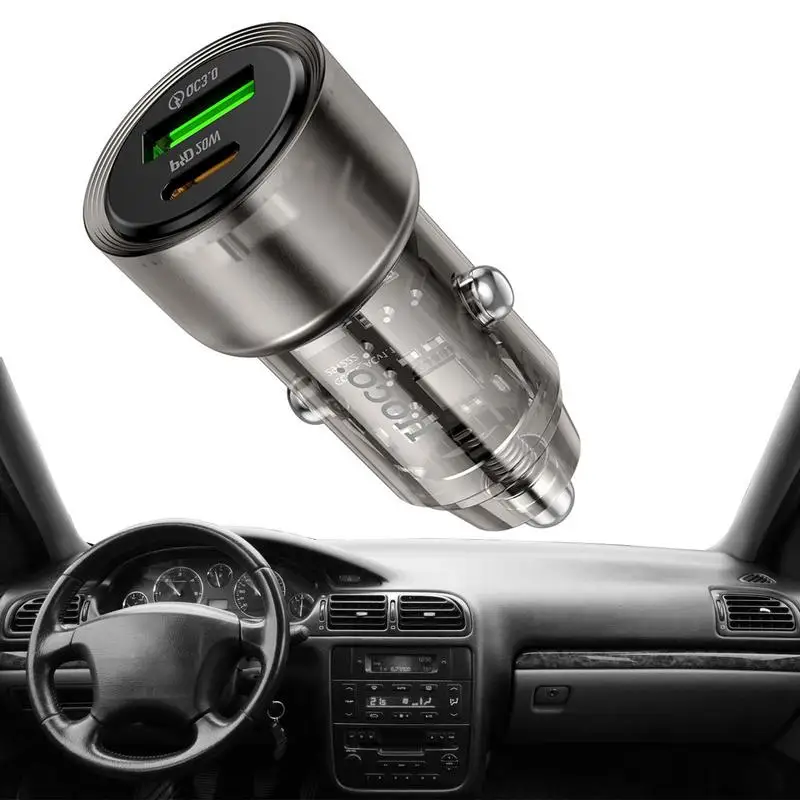 Car Charger Adapter Type C Fast Charging Head For Road Trip Essentials Travel Essentials Car Charger Block For Auto Truck
Car Charger Adapter Type C Fast Charging Head For Road Trip Essentials Travel Essentials Car Charger Block For Auto Truck