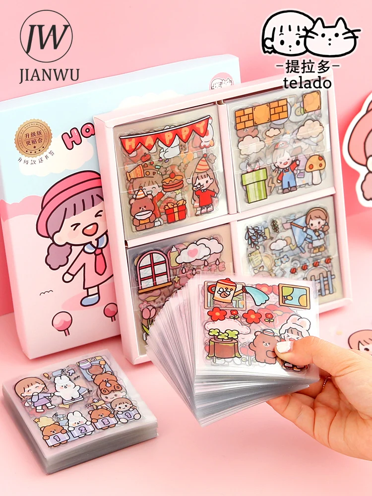 JIANWU 20 листов милая девушка журнал стикер Подарочная коробка PET Kawaii Канцтовары Скрапбукинг Украшение материал дневник телефон стикер s
JIANWU 20 листов милая девушка журнал стикер Подарочная коробка PET Kawaii Канцтовары Скрапбукинг Украшение материал дневник телефон стикер s