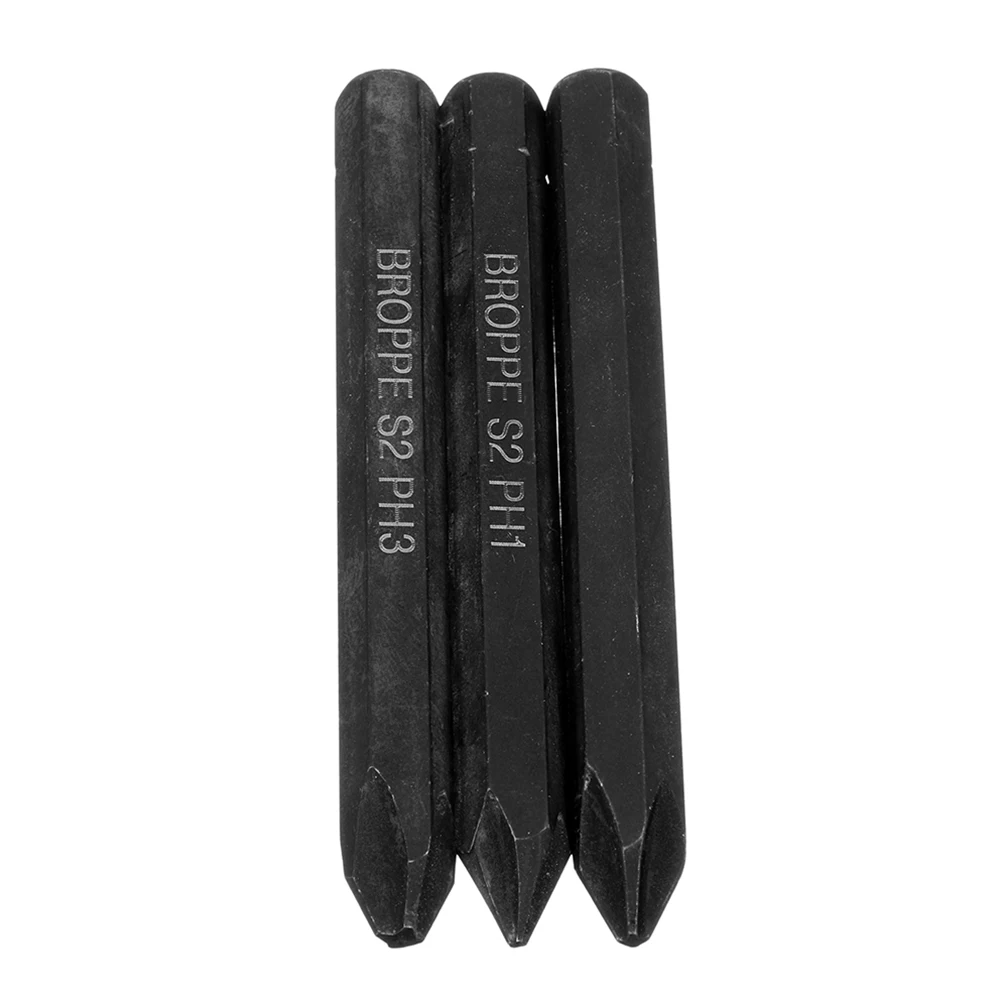 Impact Electric Screwdriver Bits Anti Slip Bits Head PH1/PH2/PH3 Hand Tool Bit Heads 3pcs 80mm Set Bits Sets Tools
Impact Electric Screwdriver Bits Anti Slip Bits Head PH1/PH2/PH3 Hand Tool Bit Heads 3pcs 80mm Set Bits Sets Tools