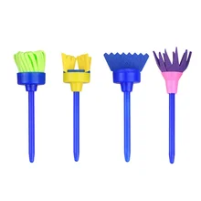 4Pcs DIY Sponge Painting Rollers Brayers Kids Painting Rolls Brushes Set Painters Artists Drawing Tools 
4Pcs DIY Sponge Painting Rollers Brayers Kids Painting Rolls Brushes Set Painters Artists Drawing Tools