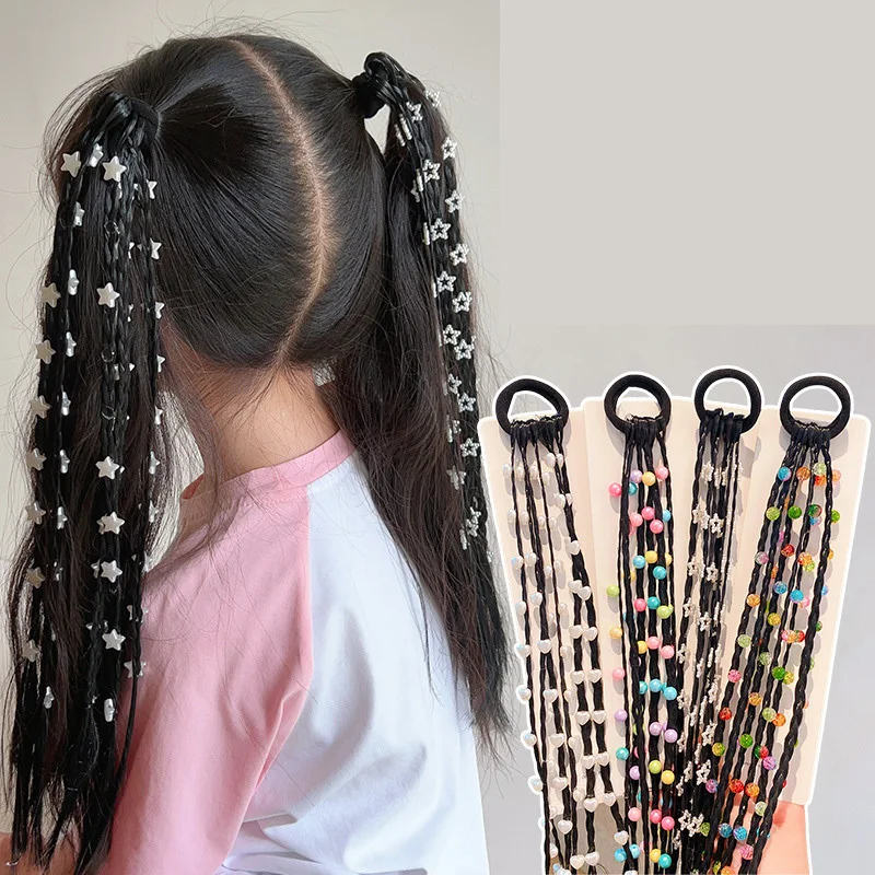 1 шт., резинки для волос с пятиконечными звездами для девочек 
1 шт., резинки для волос с пятиконечными звездами для девочек
