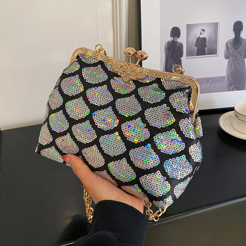 Mermaid Purses Sequined Women's Bag Luxury Lady Party Bag Wedding Evening Bag Fashion Shining Female Crossbody Bags For Women
Mermaid Purses Sequined Women's Bag Luxury Lady Party Bag Wedding Evening Bag Fashion Shining Female Crossbody Bags For Women