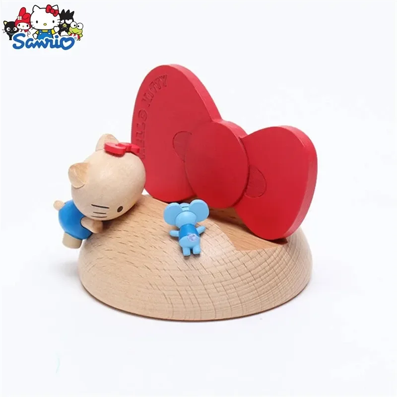 Sanrio Series New Anime Kawaii Holle Kitty Bow Phone Holder Wooden Tabletop Decoration Girl Gift Box Gift Friend Birthday Gift
Sanrio Series New Anime Kawaii Holle Kitty Bow Phone Holder Wooden Tabletop Decoration Girl Gift Box Gift Friend Birthday Gift